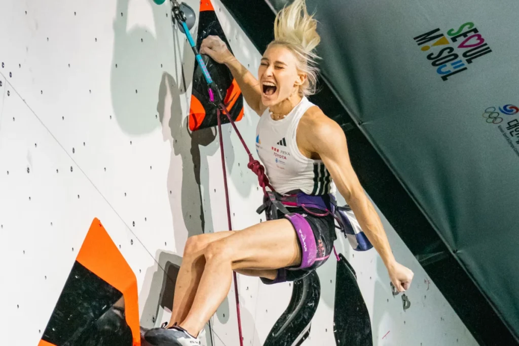 Janja Garnbret 不懈的尽力成为攀岩界标竿
