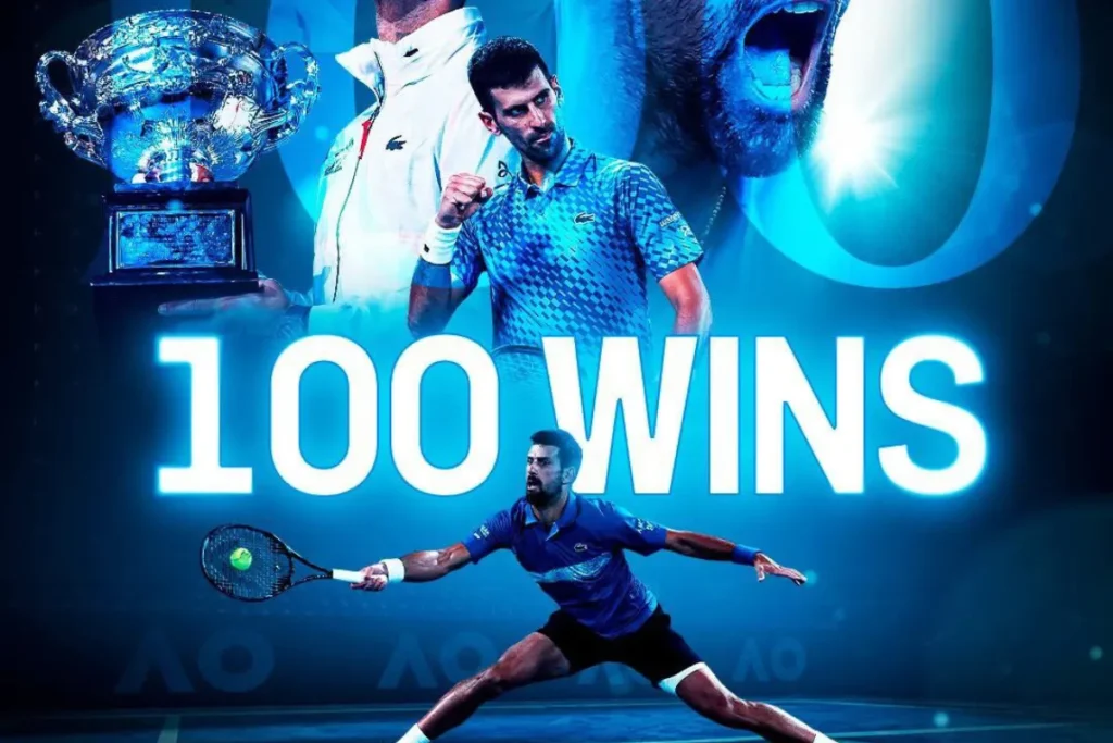 诺瓦克·乔科维奇 2026 澳网创下澳网 100 胜成绩