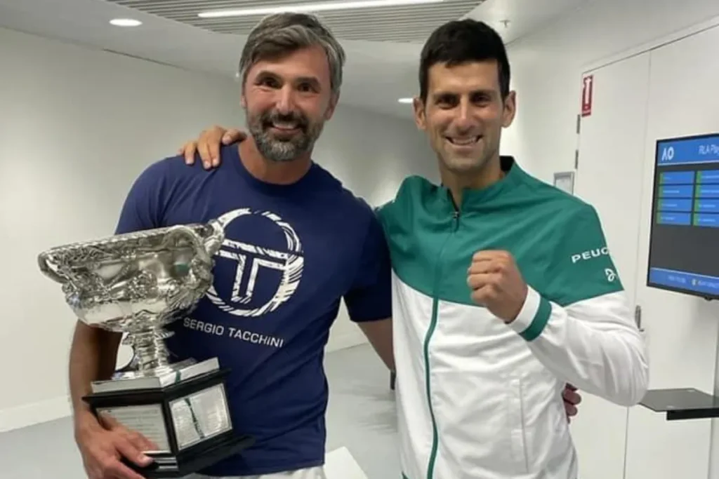 诺瓦克·乔科维奇教练伊凡尼塞维奇两人曾一路突破多项纪录