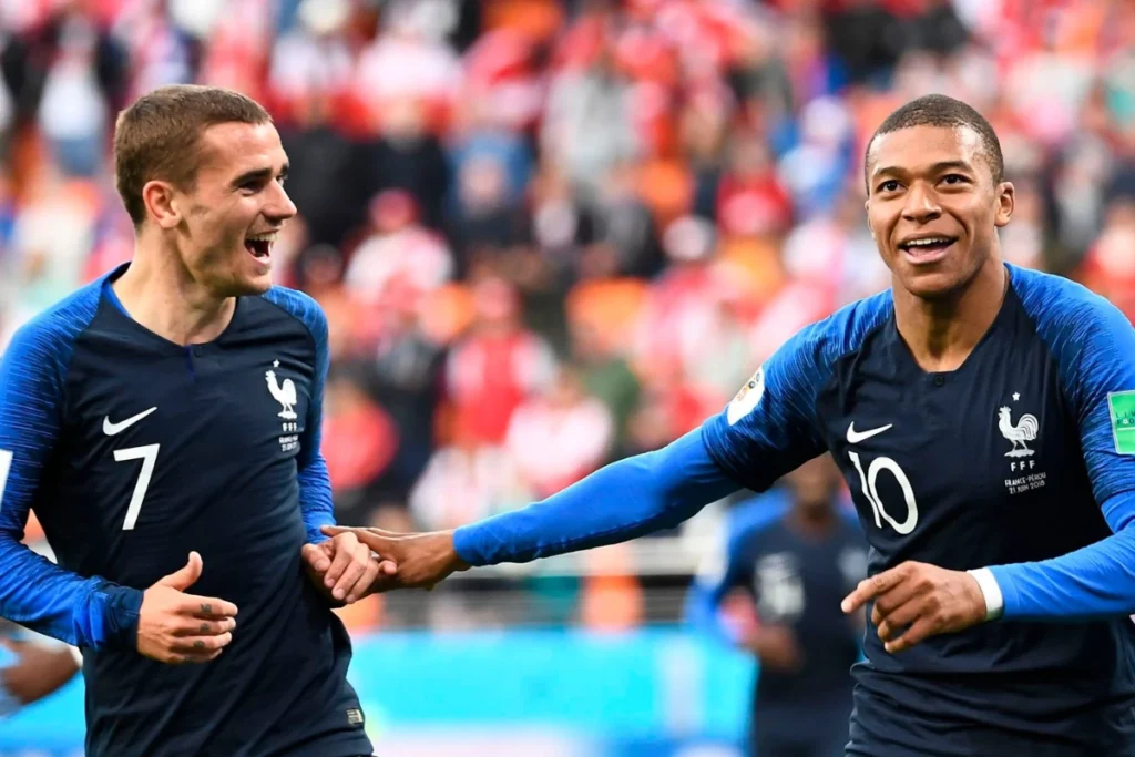 姆巴佩、格里兹曼是法国 2018 天下盃夺冠的主要进攻前锋